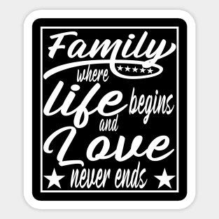 Family Children Families Marriage Starting Sticker